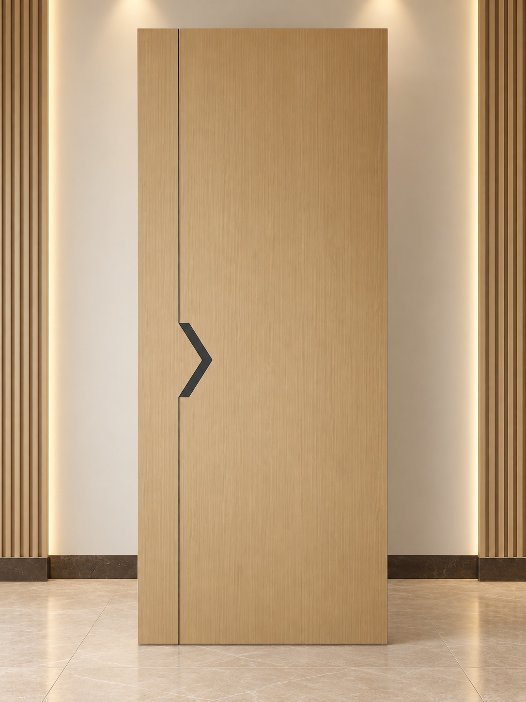 Oak modern door
