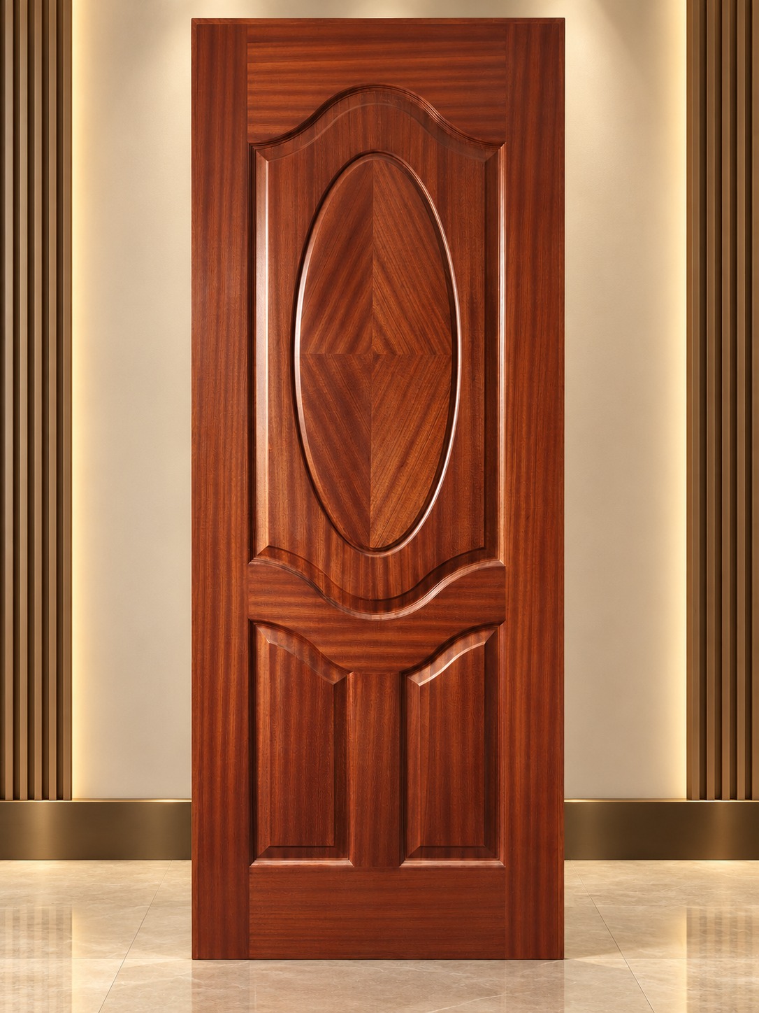 Walnut interior door