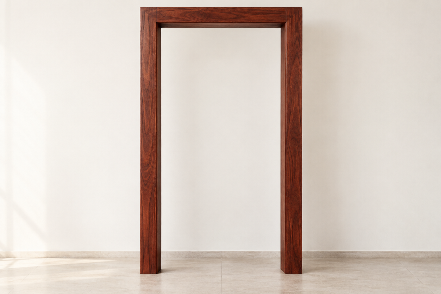 Solid mahogany door frame
